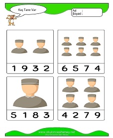 Kaç Tane Var Çalışma Sayfaları